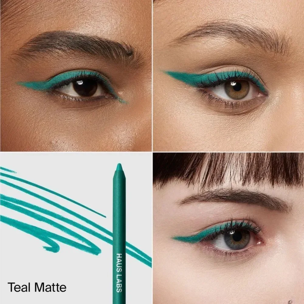 Haus Labs Optic Intensity Eco Eyeliner - Teal Matte